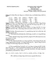 Ki thi hoc sinh gioi lơp 9 năm hoc 2013  2014 môn Hóa học
